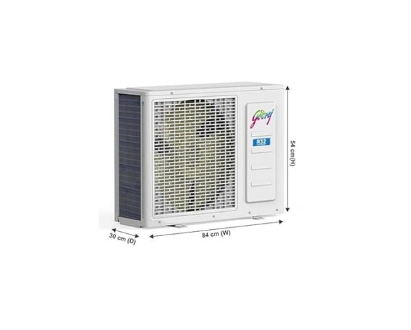 GODREJ 1.5 Ton 3 Star Copper, Convertible 6-in-1 Cooling,Insta Cool & Flexicool Split Air Conditioner (SIC 18NTC3 WYE, White) - Image 3