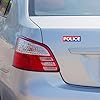 Self-Adhesive Vinyl Sticker 'Police' for Motorbikes and Cars (5 x 1.5 Inches, Waterproof) - Image 3