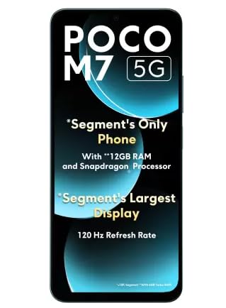 POCO M7 5G, Ocean Blue (6GB, 128GB) - Image 2