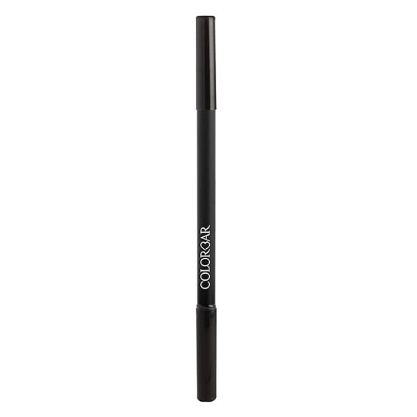 Colorbar Just Smoky Kajal, Just Black, 1.2g | Waterproof & Smudge proof | Soft & Velvety texture | Long lasting Kajal