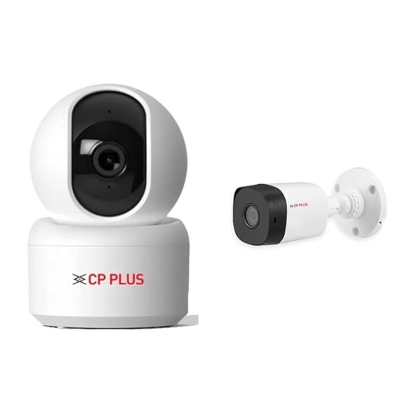CP PLUS 2MP Full HD Smart Wi-Fi CCTV Home Security Camera | 360° with Pan Tilt | View & Talk | Motio