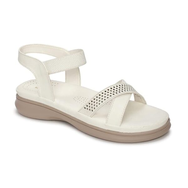 Marc Loire Women's Comfortable Slip on Casual Open Toe Flats Sandals - Image 5