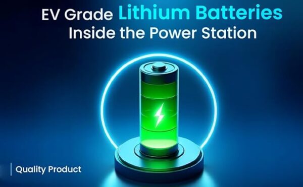 Coolnut Compact Solar Power Station, Power Bank 60000 mAh, 150Watt- 222Wh Capacity & 5 Years Warranty for All Electronic Gadgets & Appliances- Black - Image 4
