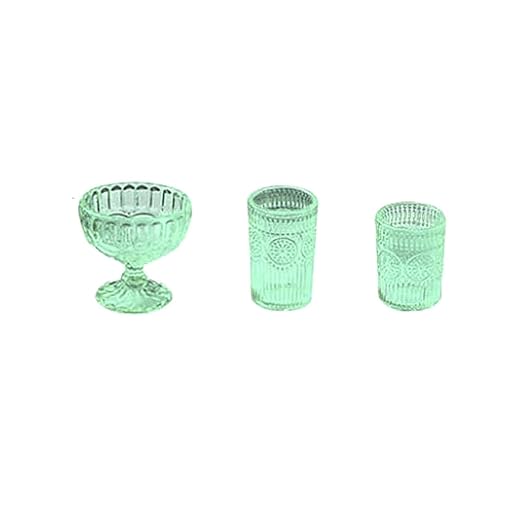 THE STYLE SUTRA 7X 1/6 Scale Dollhouse Cups Dollhouse Accessories for Dollhouse Kitchen Home Green - Image 6