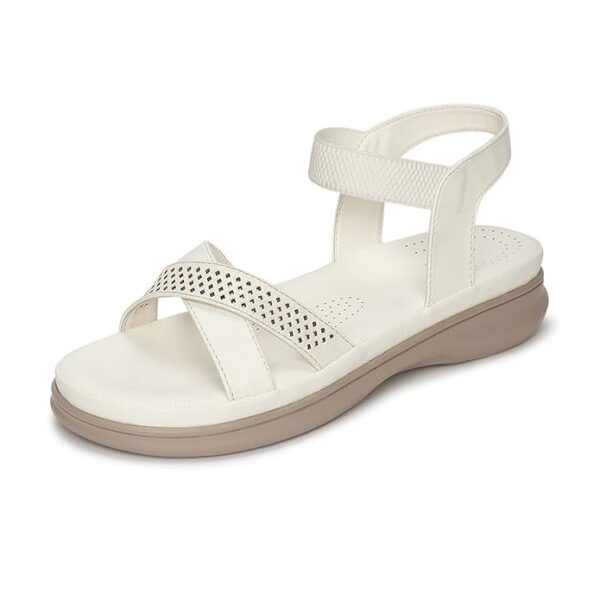 Marc Loire Women's Comfortable Slip on Casual Open Toe Flats Sandals - Image 2