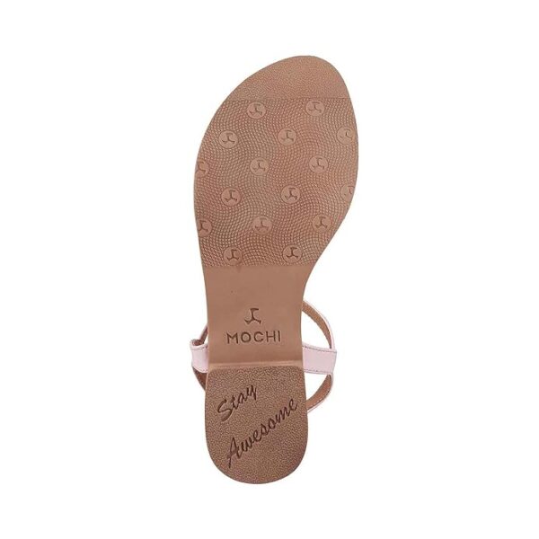 Mochi Women's Faux Leather Flat Fashion Sandals - Image 4