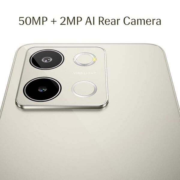 Lava Blaze 3 5G (Glass Gold, 6GB+128GB) | Segment's Fastest 5G Smartphone | Dimensity 6300 Processor | 90Hz Display | 50MP+2MP AI Camera with Vibe Light | 5000 mAh | Special Discount on All Banks - Image 5
