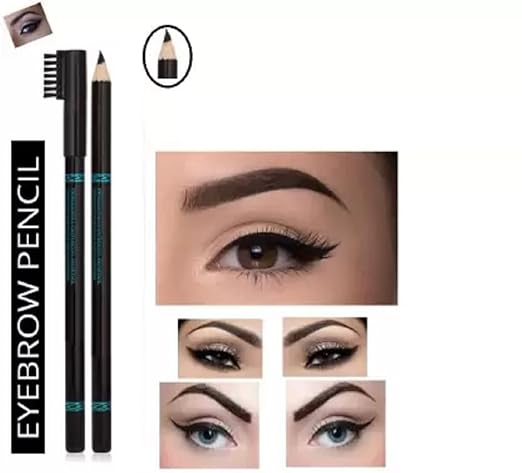 Facejewel Perfect Waterproof and Long-lasting Eyebrow Pencil (Black) Pack Off-2 - Image 6