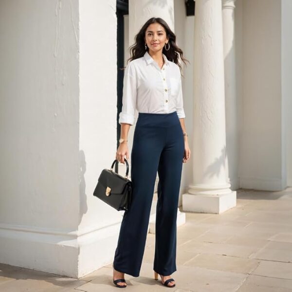 BlissClub Women's Relaxed Work Utility Pants - Image 2