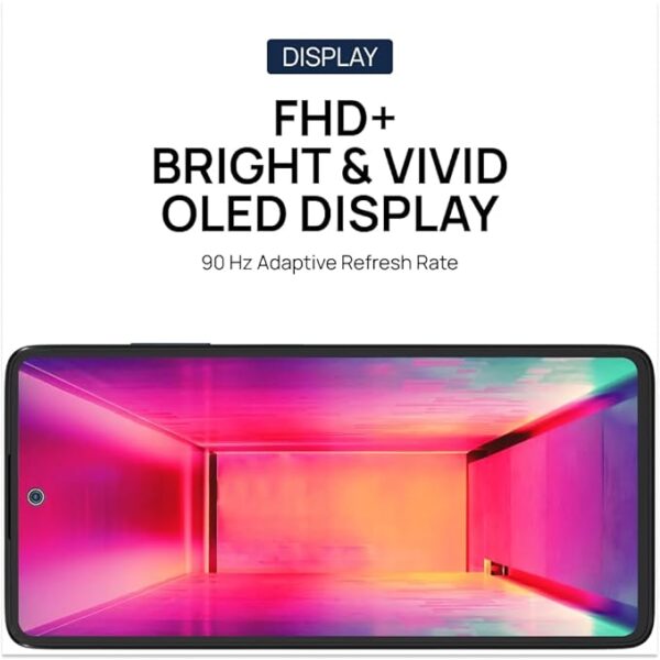 HMD Crest 5G | Segment First 50 MP Selfie Camera | 50 MP Dual Rear AI Camera | FHD+ OLED Display | 6 GB RAM & 128 GB Storage | Android 14 | 33W Fast Charger in Box | Midnight Blue - Image 3
