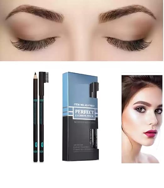 Facejewel Perfect Waterproof and Long-lasting Eyebrow Pencil (Black) Pack Off-2 - Image 4