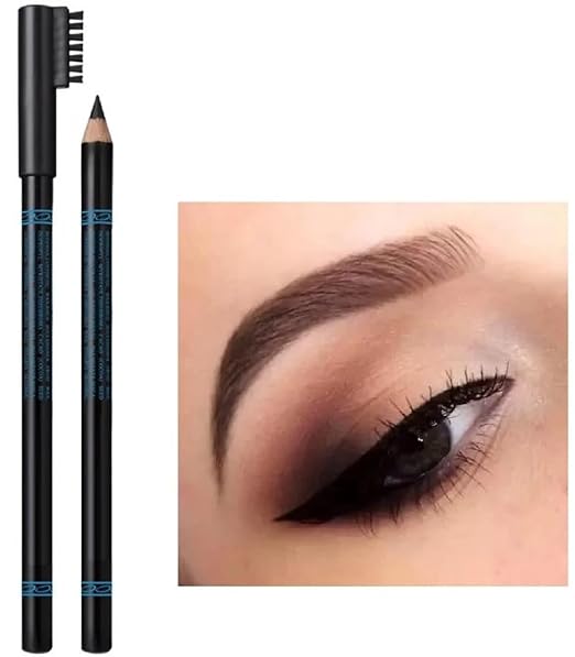 Facejewel Perfect Waterproof and Long-lasting Eyebrow Pencil (Black) Pack Off-2 - Image 2