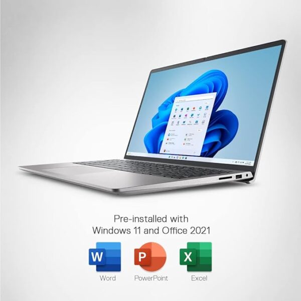 Dell Inspiron 3535 Laptop, AMD 7 Series Ryzen 5-7520U Processor/8GB/512GB/15.6" (39.62cm) FHD WVA AG 120Hz 250 nits Display/Win 11 + MSO'24/15 Month McAfee/Platinum Silver/1.63kg - Image 3