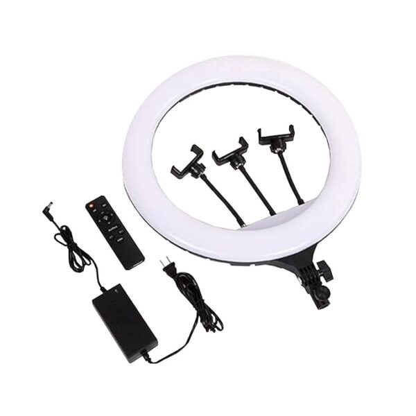 Tygot Professional 46 CM (18 inch) Big LED Ring Light with 2 Color Modes Dimmable Lighting | For YouTube | Photo-shoot | Video shoot | Live Stream | Makeup & Vlogging | Compatible with iPhone/ Android Phones & Cameras - Image 2