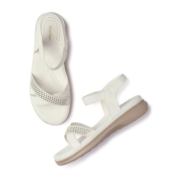Marc Loire Women's Comfortable Slip on Casual Open Toe Flats Sandals