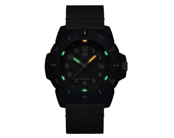 Luminox Synthetic Sea Date Quartz Dial Color Grey Analogue Watch For Men - Xs.8902.Eco, Gray Band - Image 2