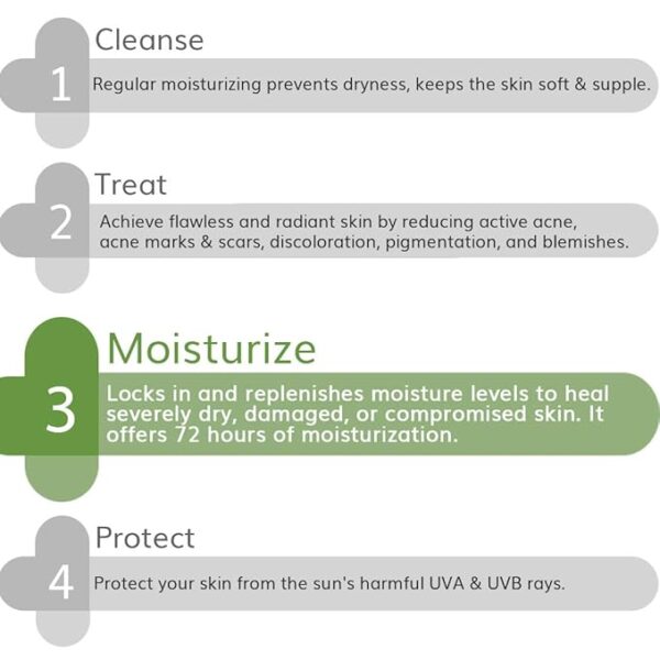 The Derma Co Ceramide + HA Intense Moisturizer Cream With Hyaluronic Acid | For Dry Skin | Repairs Dry & Dull Skin | Locks In Moisture | 50 g - Image 4