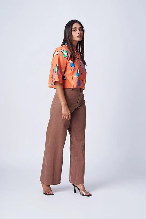 Leriya Fashion Shirt for Women | Crop Shirt for Women | Oversized Shirt for Women - Image 2