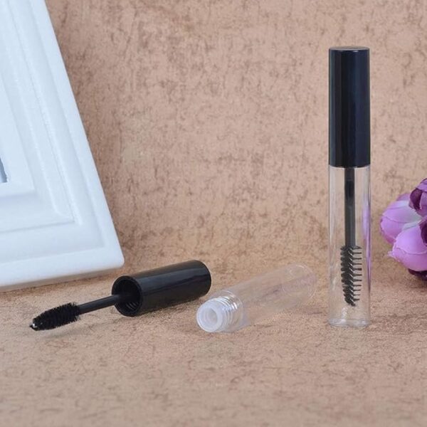 MAYCREATE® 10ml Plastic Empty Mascara Tube Wand Eyelash Cream Container Bottle for Castor Oil Brush Kit Combo with Funnels Mascara Eyeliner For Women - Image 3