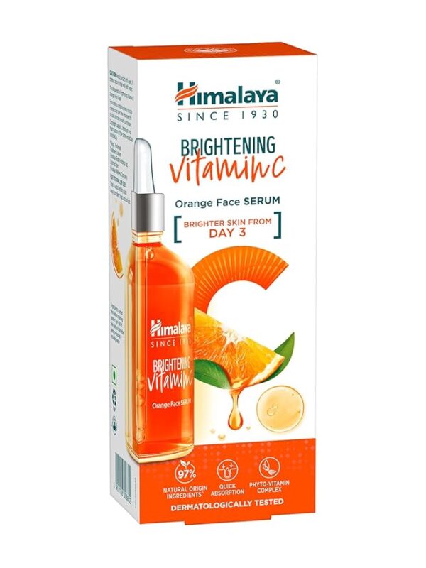 Himalaya Brightening Vitamin C Serum I 5X Vitamin C & 10 X Niacinamide I Brighter Skin from Day 3 | 15 ml - Image 2