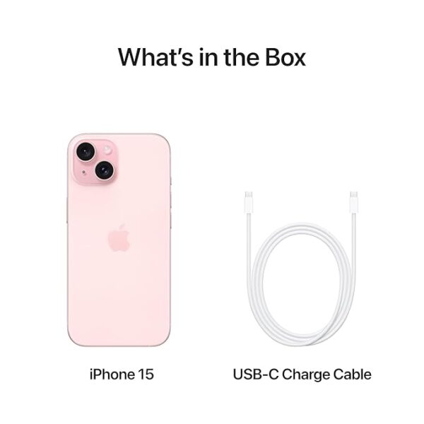 Apple iPhone 15 (128 GB) - Pink - Image 3