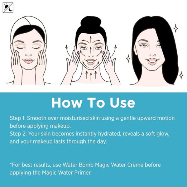 Colorbar Magic Water Primer, Clear, 30 ml | Feather-light glow primer |Ddelivers instant hydration | Protection from pollutants - Image 5