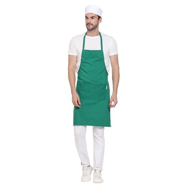 uniformer Apron for Men and Women | Durable & Stylish for Kitchen, Restaurant, Cafes | Ideal for Chefs, Bakers & Home Cooks | Easy to Clean | Unisex Design - Image 5