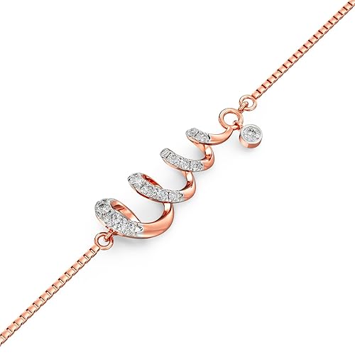 Joyalukkas 18k (750) Purity VS Clarity & IJ Coloured Spiral Essence Bracelet For Women - Image 2