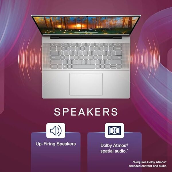 Dell Inspiron 5630 13th Gen Laptop, Intel Core i5-1340P Processor/16Gb LPDDR5/512GB /16.0" (40.64cm) FHD+ WVA AG 250 nits/Backlit KB + FPR/Windows 11+ MSO'21/McAfee 15 Months/Platinum Silver/1.85kg - Image 4