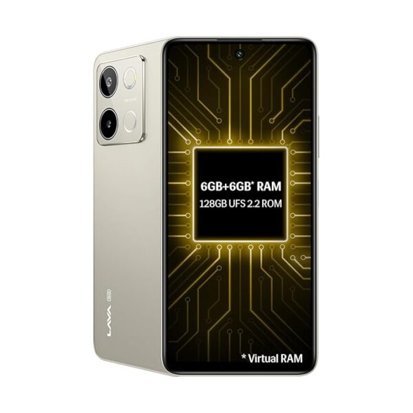 Lava Blaze 3 5G (Glass Gold, 6GB+128GB) | Segment's Fastest 5G Smartphone | Dimensity 6300 Processor | 90Hz Display | 50MP+2MP AI Camera with Vibe Light | 5000 mAh | Special Discount on All Banks - Image 4