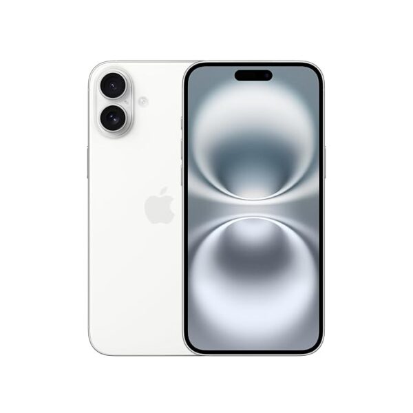 iPhone 16 Plus 256 GB: 5G Mobile Phone with Camera Control, A18 Chip and a Big Boost in Battery Life. Works with AirPods; White