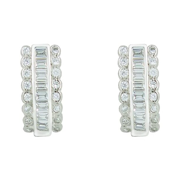 GIVA 925 Silver Zircon Charm Stud Earrings | Gifts for Girlfriend, Gifts for Women and Girls | With Certificate of Authenticity and 925 Stamp | 6 Month Warranty*