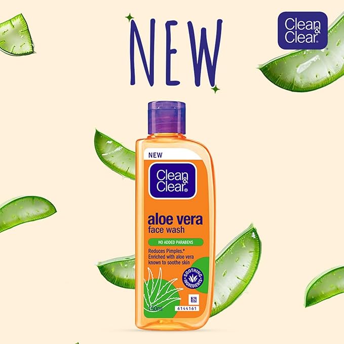 Clean & Clear Aloe Vera Face Wash 150ml - Image 4