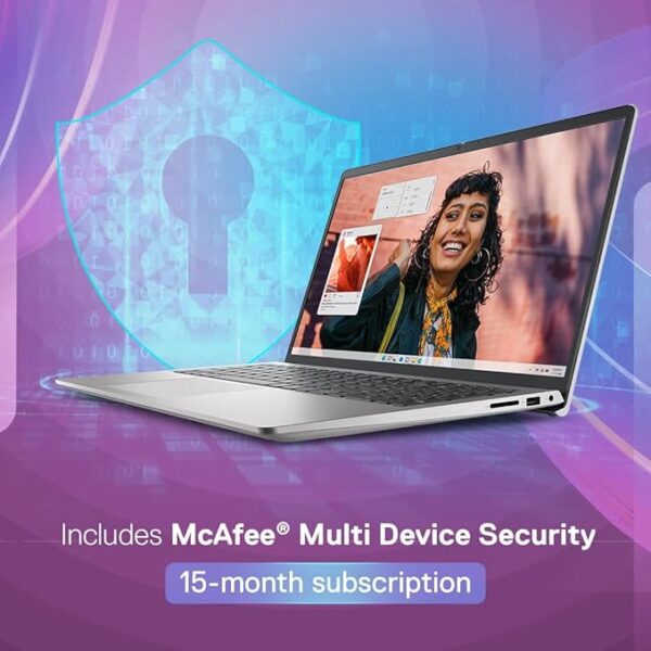 Dell Inspiron 3530 Thin & Light Laptop, 13th Gen Intel Core i5-1334U Processor, 16GB, 1TB SSD, 15.6" (39.62cm) FHD Display, Backlit Keyboard, Windows 11 + MSO'24 & 15 Month McAfee, Silver, 1.62kg - Image 6