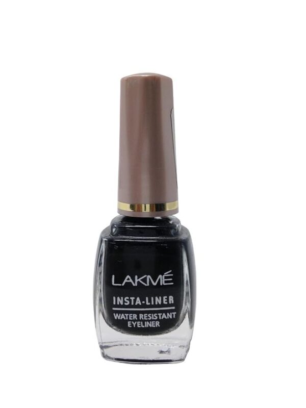 LAKMÉ Insta Liner-Water Resistant Eye Liner Gel, 9Ml Bottle Matte Finish, Black