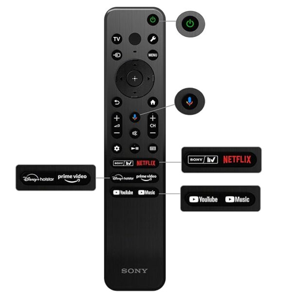 Sony Bravia 210 cm (83 inches) XR Series 4K Ultra HD Smart OLED Google TV XR-83A80L (Black) - Image 4