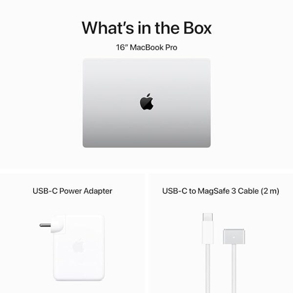Apple 2023 MacBook Pro (16-inch, Apple M3 Max chip with 16‑core CPU and 40‑core GPU, 48GB Unified Memory, 1TB) - Silver - Image 5
