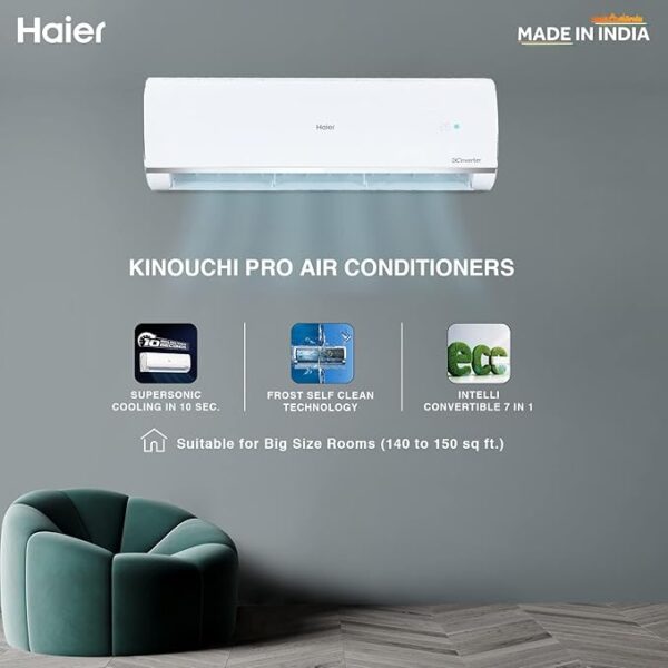Blue Star 4 in 1 Convertible 2 Ton 3 Star Inverter Split Air Conditioner with Dust Filter (Copper Condenser, IA324YNU) - Image 6
