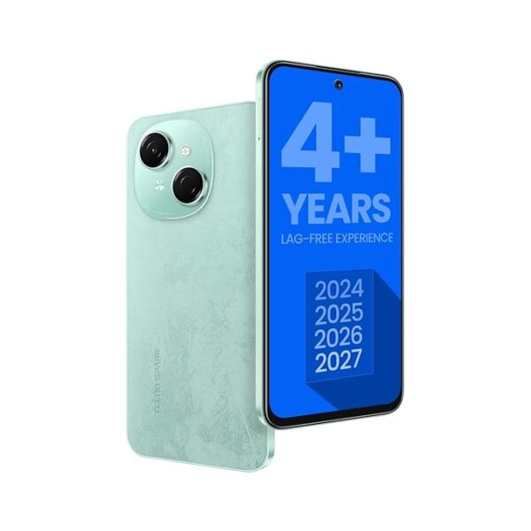 Tecno Spark GO 1 (Lime Green, 3GB+64GB)| 4+ Years Lag Free Fluency | 6.67" 120Hz Smooth Display | 6GB* Bigger RAM | in-Built Infrared Remote | Dual Speakers with DTS | AI Call Noise Reduction - Image 6