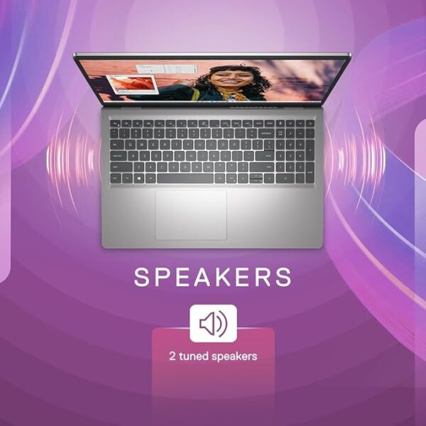 Dell Inspiron 3530 Thin & Light Laptop, 13th Gen Intel Core i5-1334U Processor, 16GB, 1TB SSD, 15.6" (39.62cm) FHD Display, Backlit Keyboard, Windows 11 + MSO'24 & 15 Month McAfee, Silver, 1.62kg - Image 3