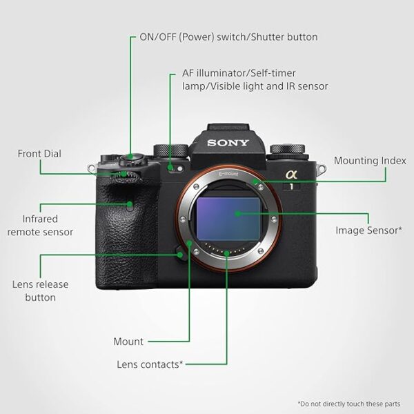 Sony Alpha 1 Full-Frame Camera | 30 FPS | 50.1 MP | 8K 30P, 4K 120P | Real-time Eye AF, Real time Tracking – Black - Image 7