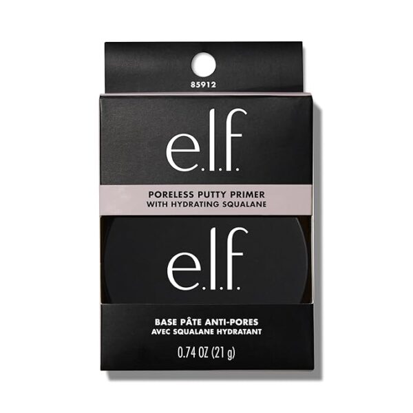 e.l.f. Poreless Putty Primer, Silky, Skin-Perfecting, Lightweight, Long Lasting, Smooths, Hydrates, Minimizes Pores, Flawless Base & Finish, All-Day Wear, Ideal for All Skin Types, 0.74 Fl Oz - Image 2