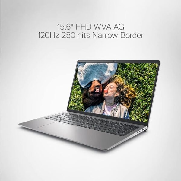 Dell Inspiron 3535 Laptop, AMD 7 Series Ryzen 5-7520U Processor/8GB/512GB/15.6" (39.62cm) FHD WVA AG 120Hz 250 nits Display/Win 11 + MSO'24/15 Month McAfee/Platinum Silver/1.63kg - Image 2