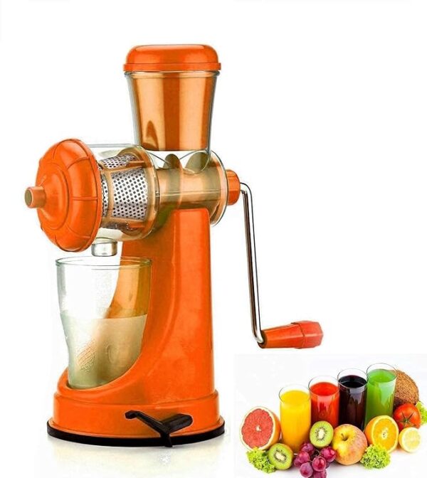 Juicer For Home Tekcool Portable Juicer Machine Juicer Hand Juicer for Fruits and Vegetables with Steel Handle Vacuum Locking System, Shake, Fruit Juicer Machine for All Fruits (Multi1) - Image 2