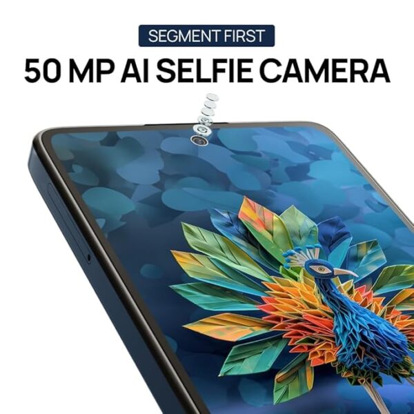 HMD Crest 5G | Segment First 50 MP Selfie Camera | 50 MP Dual Rear AI Camera | FHD+ OLED Display | 6 GB RAM & 128 GB Storage | Android 14 | 33W Fast Charger in Box | Midnight Blue - Image 4