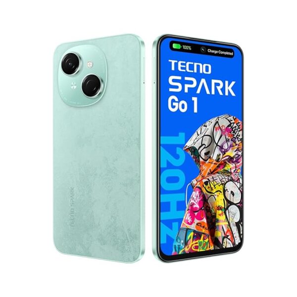 Tecno Spark GO 1 (Lime Green, 3GB+64GB)| 4+ Years Lag Free Fluency | 6.67" 120Hz Smooth Display | 6GB* Bigger RAM | in-Built Infrared Remote | Dual Speakers with DTS | AI Call Noise Reduction - Image 3