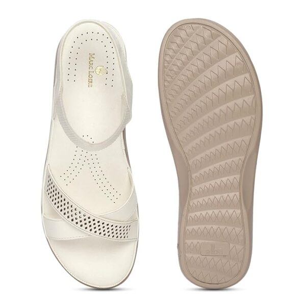 Marc Loire Women's Comfortable Slip on Casual Open Toe Flats Sandals - Image 4