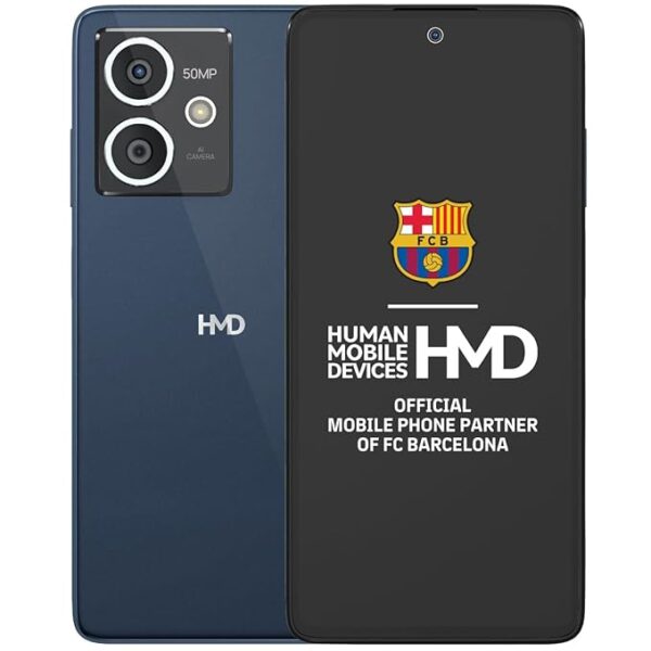 HMD Crest 5G | Segment First 50 MP Selfie Camera | 50 MP Dual Rear AI Camera | FHD+ OLED Display | 6 GB RAM & 128 GB Storage | Android 14 | 33W Fast Charger in Box | Midnight Blue - Image 2