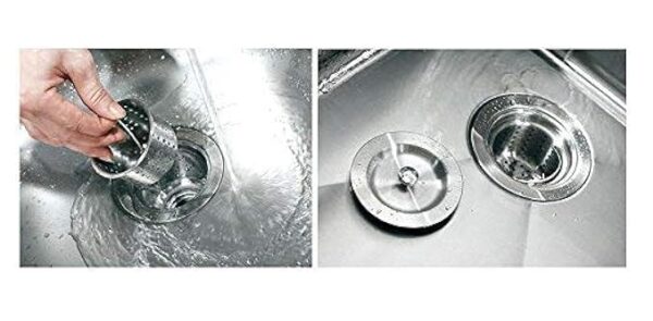 JOKSEEN 304 Grade Single Bowl Stainless Steel Handmade Kitchen Sink (Square Coupling),12 Cm - Image 2