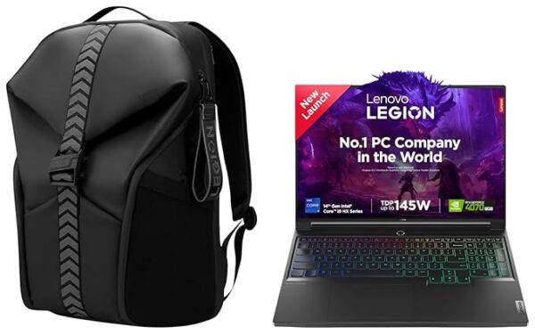 Lenovo Legion 7 Windows, Intel Core I9-14900Hx 16" (40.64Cm) 3.2K IPS 430Nits 165Hz Gaming Laptop (32GB/1Tb SSD/Win/Mso/Nvidia RTX 4070 8GB/Grey/2.2Kg), 83FD000XIN +GB700 Backpack